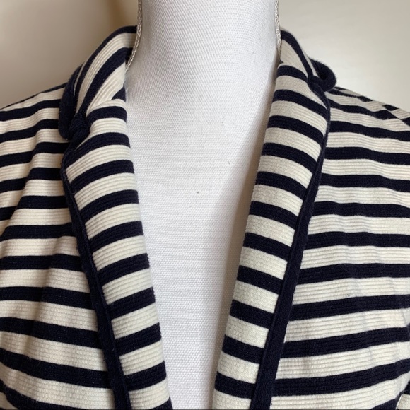 TALBOTS  STRIPPED JACKET CARDIGAN - Picture 14 of 16